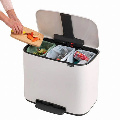 brabantia ゴミ箱 Boペダルビン 3×11L