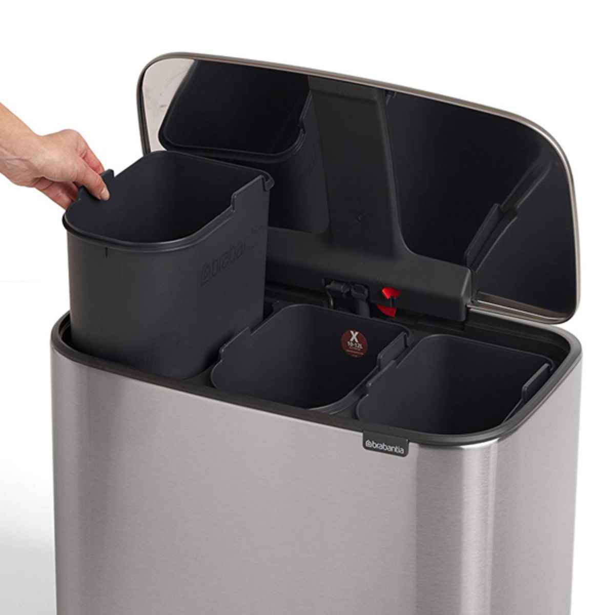 brabantia ゴミ箱 Boペダルビン FFPマット 3×11L ダストボックス ブラバンシア