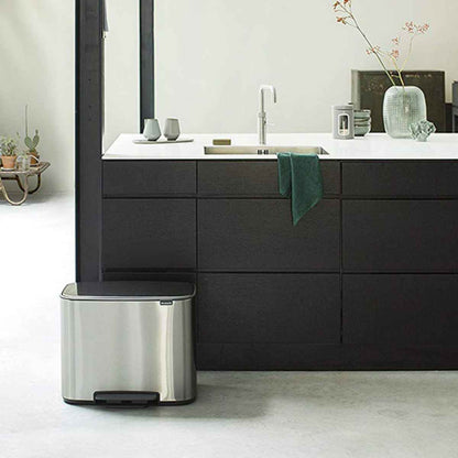 brabantia ゴミ箱 Boペダルビン FFPマット 3×11L ダストボックス ブラバンシア