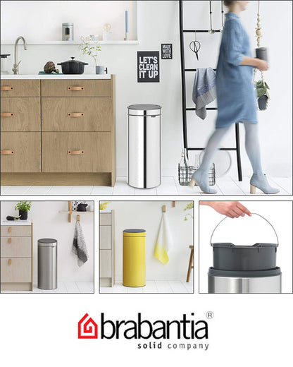 brabantia ゴミ箱 タッチビン 30L スチール ダストボックス スチール ブラバンシア