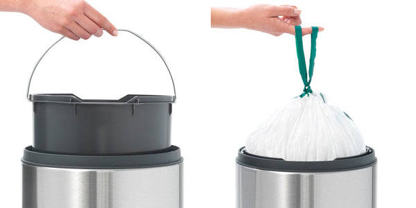 brabantia ゴミ箱 タッチビン 30L FPPマットスチール ダストボックス スチール ブラバンシア