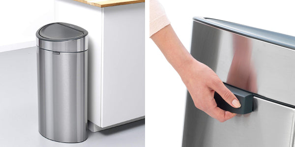 brabantia ゴミ箱 タッチビン 40L FPPマットスチール ダストボックス