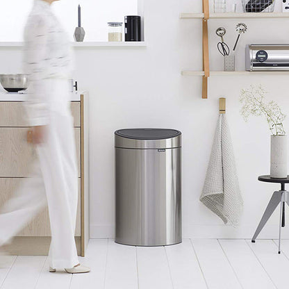 brabantia ゴミ箱 タッチビン 40L FPPマットスチール ダストボックス