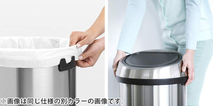 brabantia ゴミ箱 タッチビン 60L スチール ダストボックス ブラバンシア