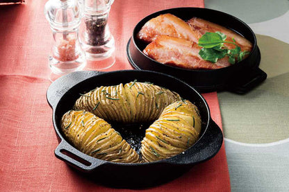 2WAYスキレット IH対応 着脱ハンドル付き 蓋付き
