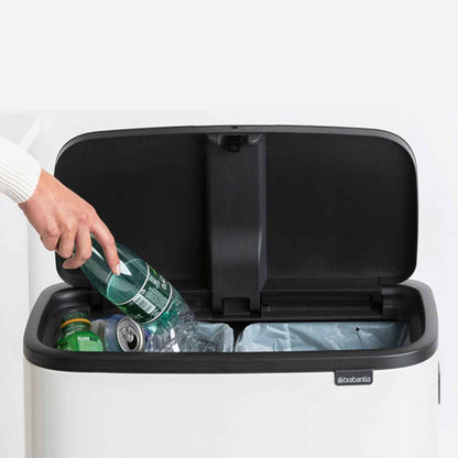 brabantia ブラバンシア ゴミ箱 BO タッチビン HI 2X30L ふた付き ホワイト