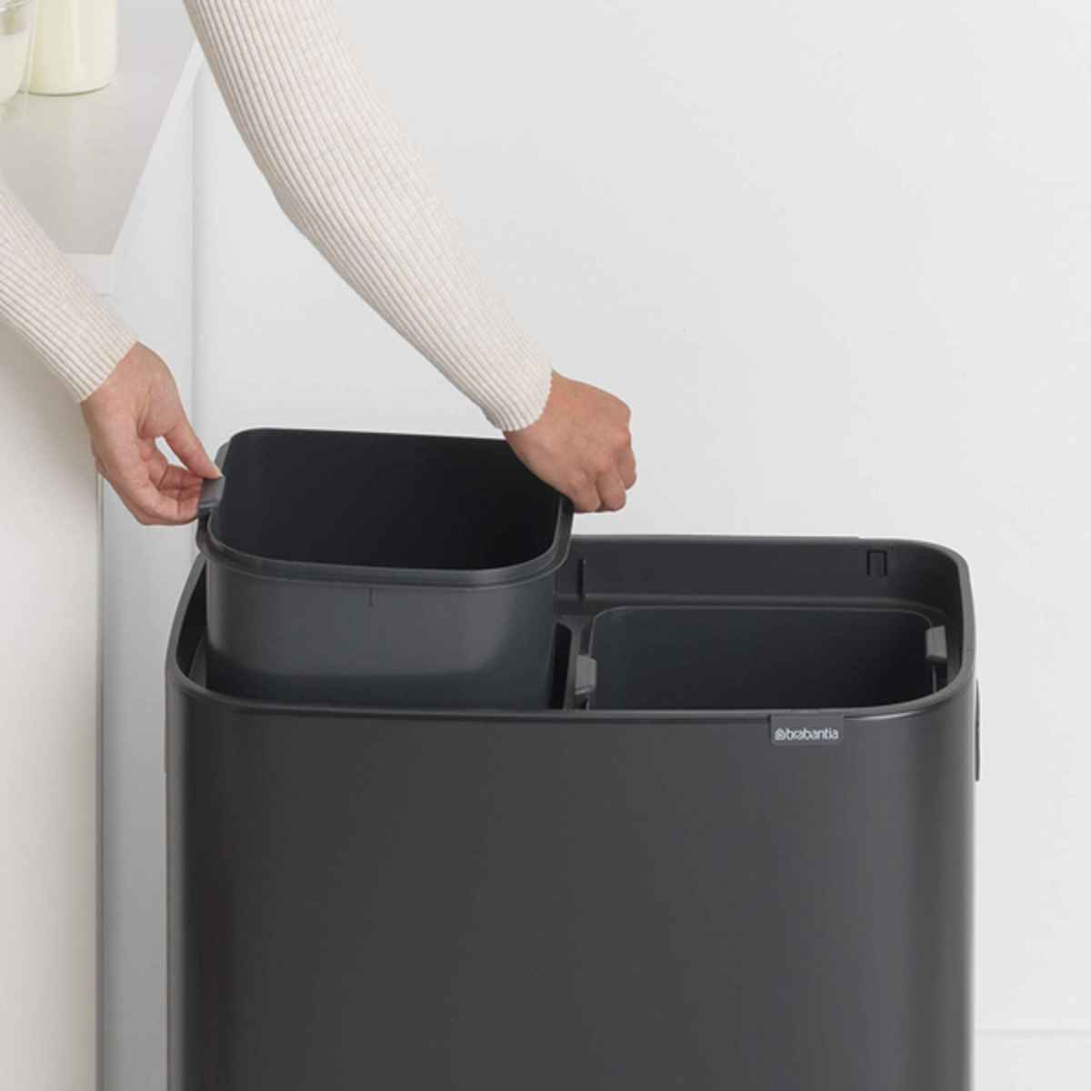 brabantia ブラバンシア ゴミ箱 BO タッチビン HI 2X30L ふた付き ホワイト