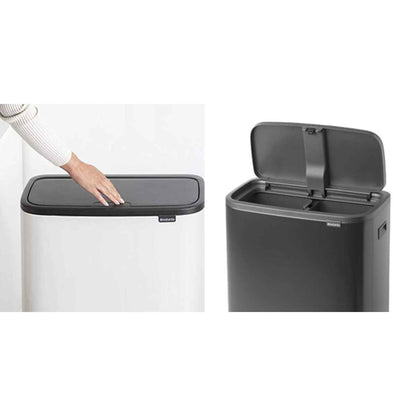 brabantia ブラバンシア ゴミ箱 BO タッチビン HI 2X30L ふた付き ホワイト