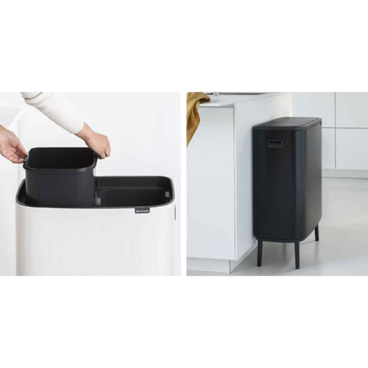 brabantia ブラバンシア ゴミ箱 BO タッチビン HI 2X30L ふた付き ホワイト