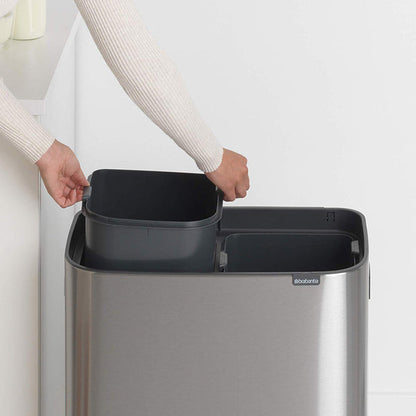 brabantia ブラバンシア ゴミ箱 BO タッチビン HI 2X30L FPPマット ふた付き