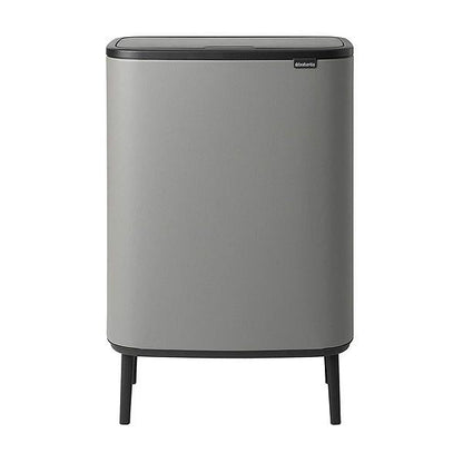 brabantia ブラバンシア ゴミ箱 BO タッチビン HI 2X30L ミネラルコンクリートグレー ふた付き