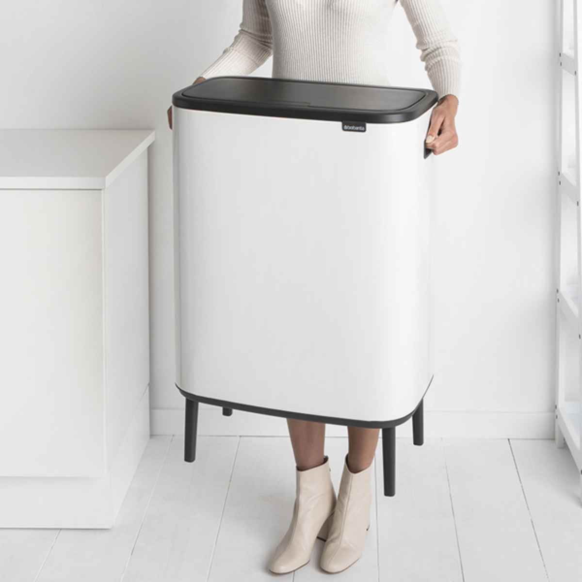 brabantia ブラバンシア ゴミ箱 BO タッチビン HI 60L ふた付き ホワイト