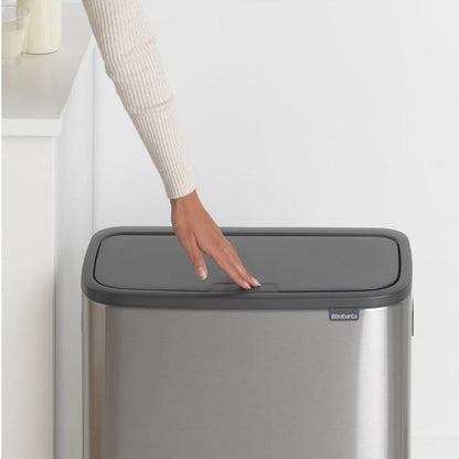 brabantia ブラバンシア ゴミ箱 BO タッチビン HI 60L FPPマット ふた付き