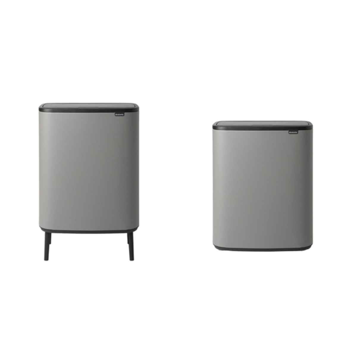 brabantia ブラバンシア ゴミ箱 BO タッチビン HI 60L ミネラルコンクリートグレー ふた付き