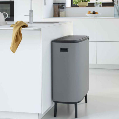 brabantia ブラバンシア ゴミ箱 BO タッチビン HI 60L ミネラルコンクリートグレー ふた付き
