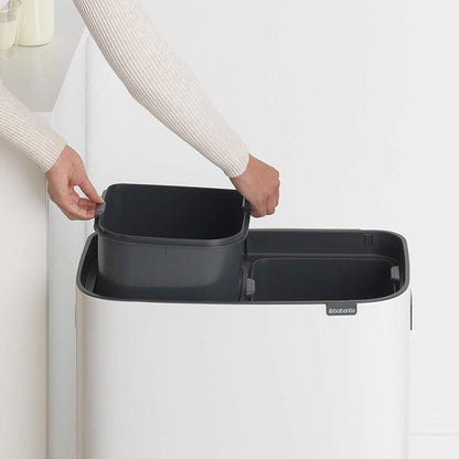 brabantia ゴミ箱 BO タッチビン 2X30L ふた付き