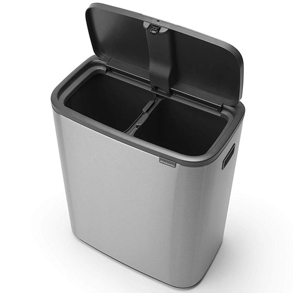 brabantia ブラバンシア ゴミ箱 BO タッチビン 2X30L FPPマット ふた付き