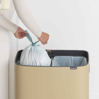 brabantia ブラバンシア ゴミ箱 BO タッチビン 2X30L ふた付き ミネラルコンクリートグレー
