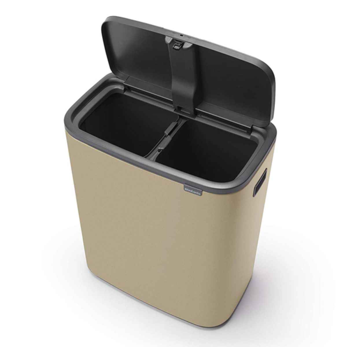 brabantia ブラバンシア ゴミ箱 BO タッチビン 2X30L ふた付き ミネラルコンクリートグレー
