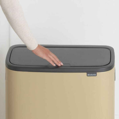 brabantia ブラバンシア ゴミ箱 BO タッチビン 2X30L ふた付き ミネラルコンクリートグレー
