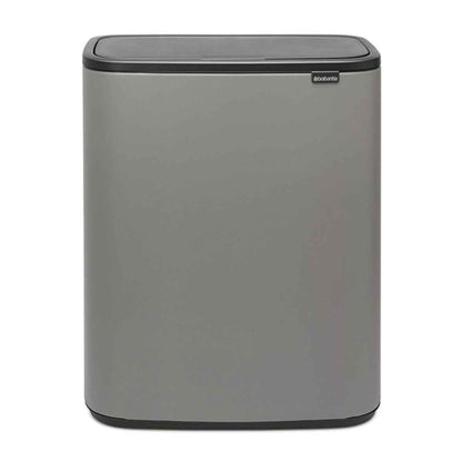 brabantia ブラバンシア ゴミ箱 BO タッチビン 60L ふた付き ミネラルコンクリートグレー