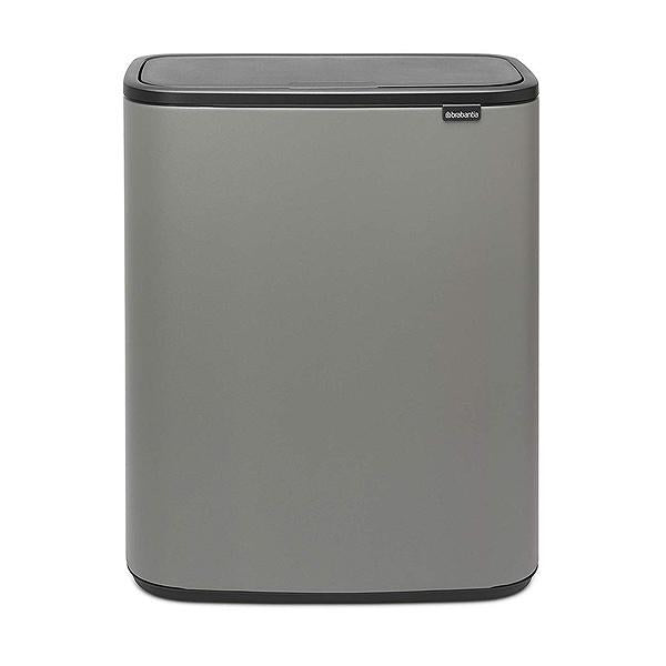 brabantia ブラバンシア ゴミ箱 BO タッチビン 60L ふた付き ミネラルコンクリートグレー