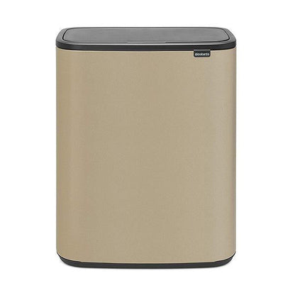 brabantia ブラバンシア ゴミ箱 BO タッチビン 60L ふた付き ミネラルコンクリートグレー