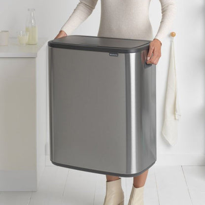 brabantia ブラバンシア ゴミ箱 BO タッチビン 60L FPPマット ふた付き