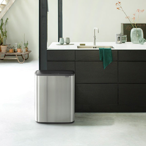 brabantia ブラバンシア ゴミ箱 BO タッチビン 60L FPPマット ふた付き