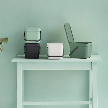 brabantia ゴミ箱 6L ソート＆ゴー ウェイストビン ふた付き