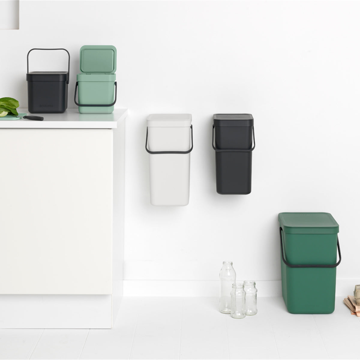 brabantia ゴミ箱 6L ソート＆ゴー ウェイストビン ふた付き