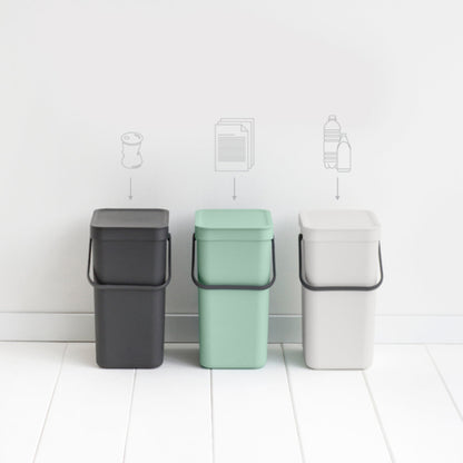 brabantia ゴミ箱 12L ソート＆ゴー ウェイストビン ふた付き