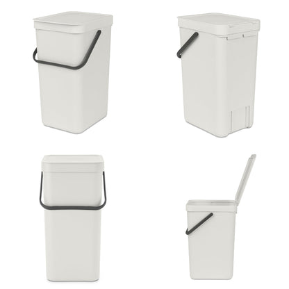 brabantia ゴミ箱 16L ソート＆ゴー ウェイストビン ふた付き