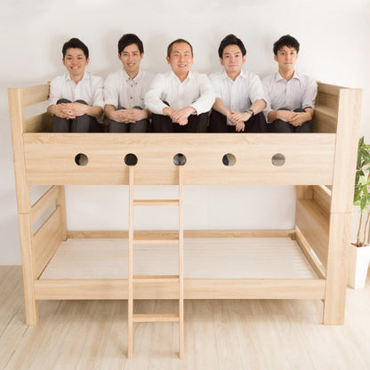 2段ベッド 分割 子供 大人用 木目調 二段ベッド すのこベッド 宮付き すのこ ベッド