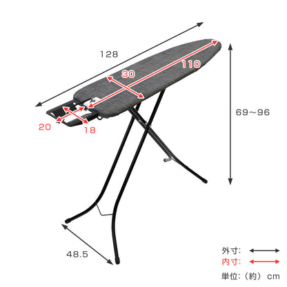 brabantia アイロン台 コンパクト デニムブラック