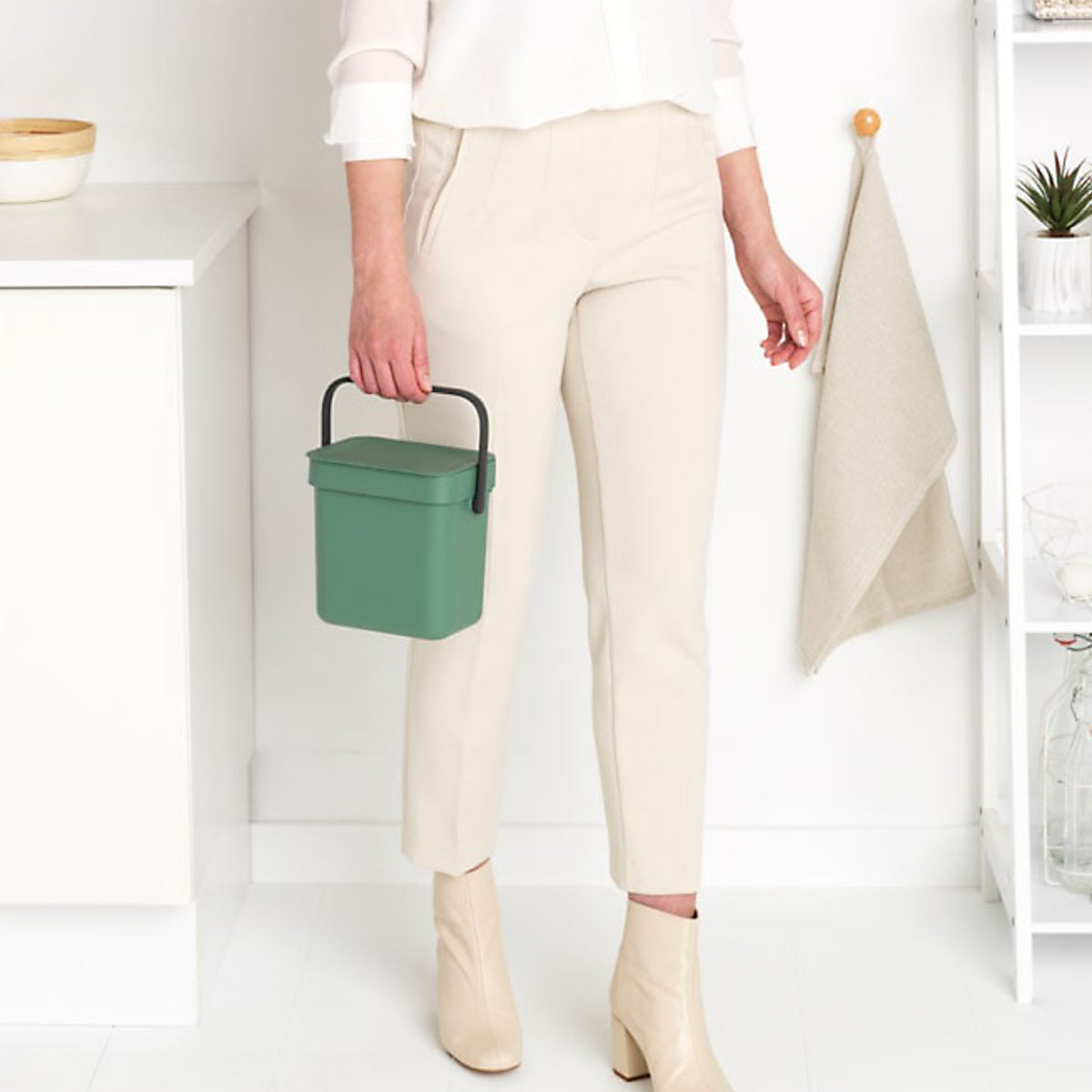 brabantia ゴミ箱 3L ソート＆ゴー ふた付き