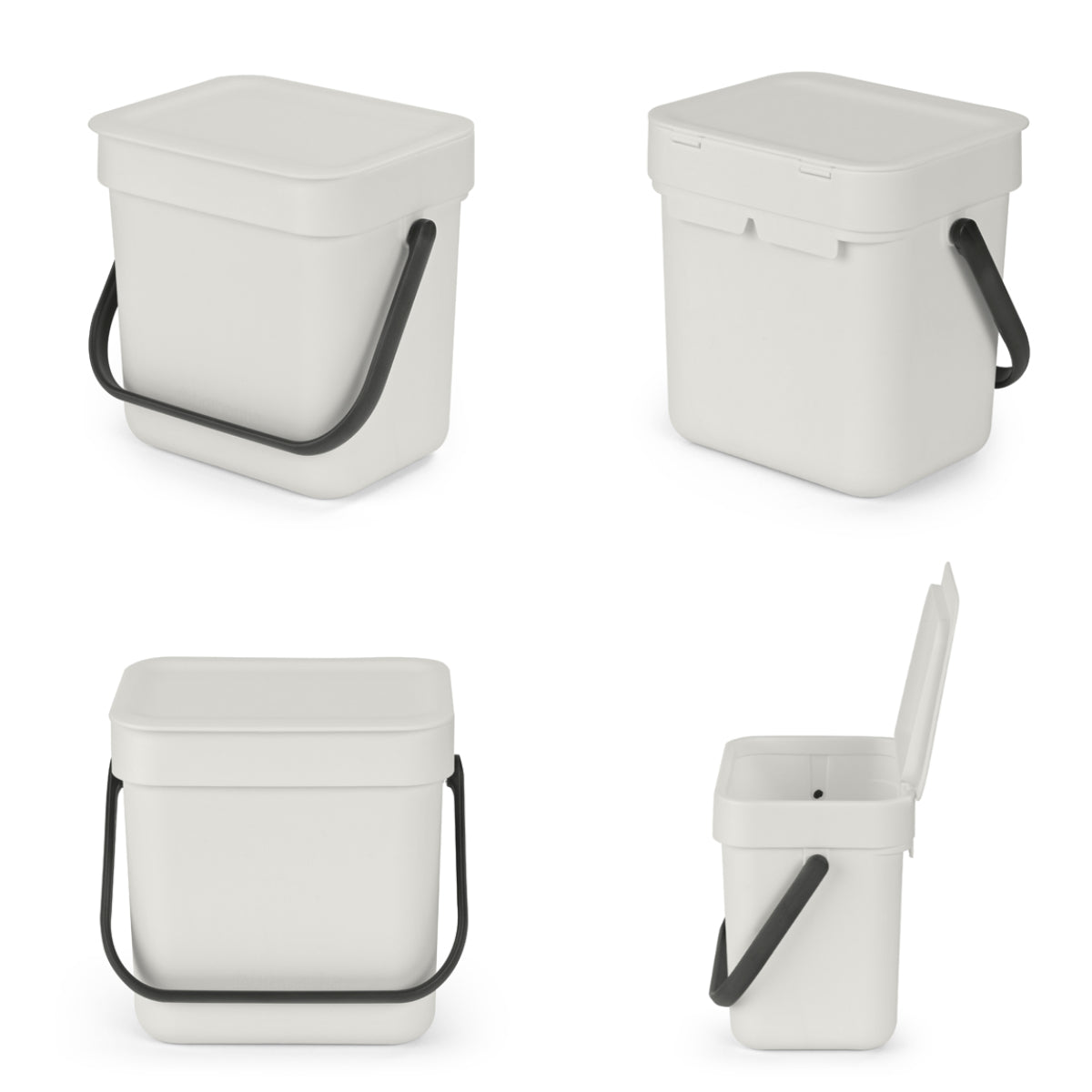 brabantia ゴミ箱 3L ソート＆ゴー ふた付き