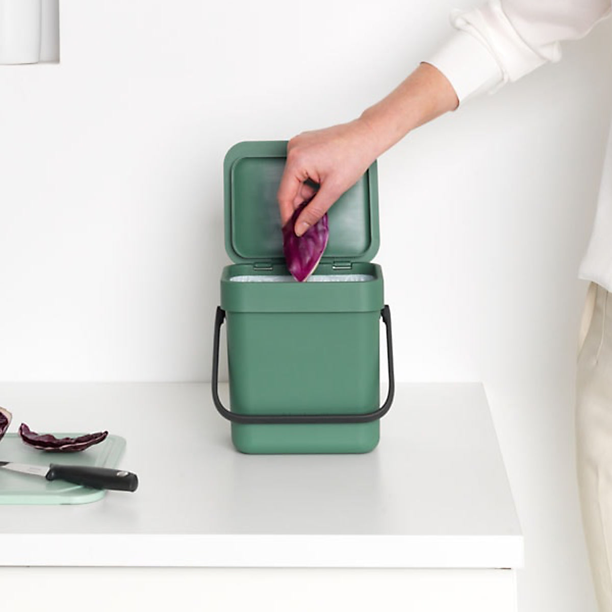 brabantia ゴミ箱 3L ソート＆ゴー ふた付き