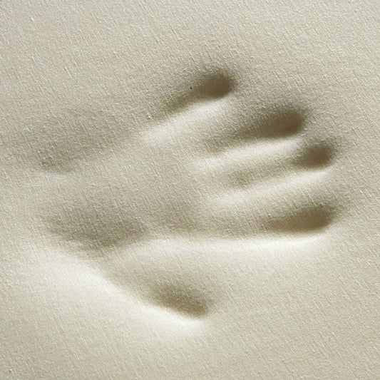 &NE チェアパッド 低反発シャギーチェアパッド Pale 丸