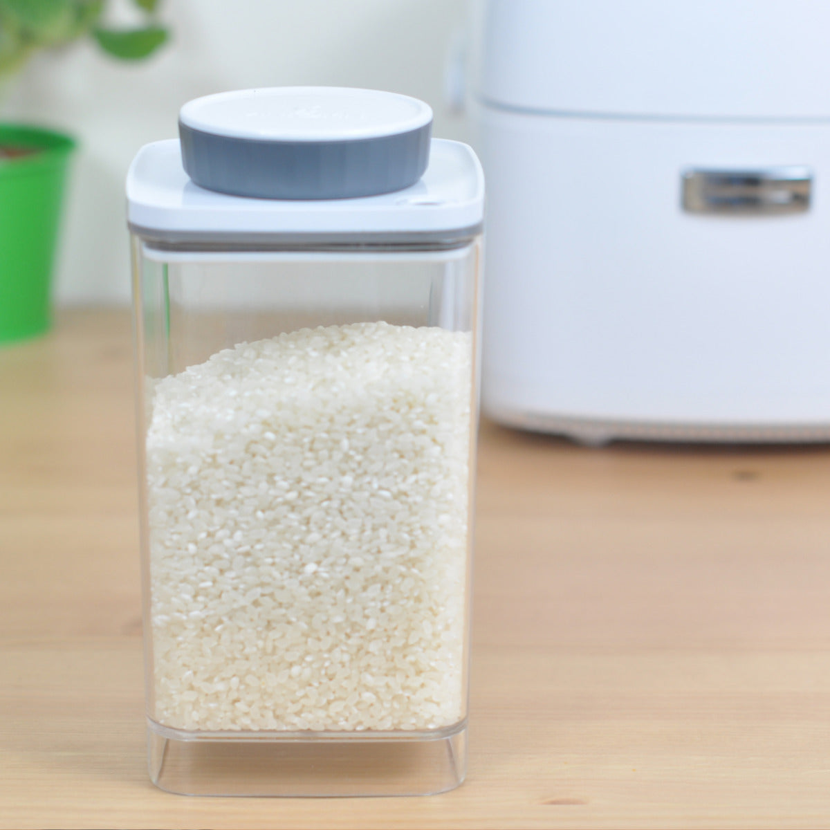 ANKOMN 保存容器 1.2L 真空保存容器 ターンシール グレー UVカット