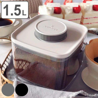 ANKOMN 保存容器 1.5L 密閉保存容器 エバーロック グレー UVカット