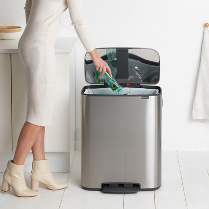 brabantia ゴミ箱 60L Bo Pedal Bin グレー ブラバンシア