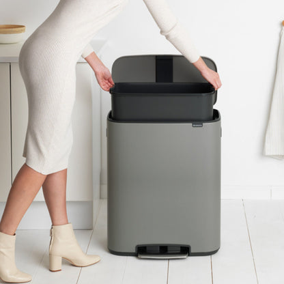 brabantia ゴミ箱 60L Bo Pedal Bin グレー ブラバンシア