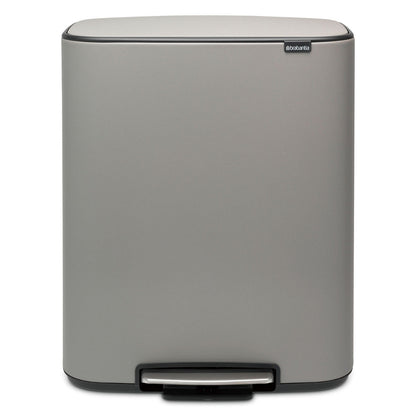 brabantia ゴミ箱 2X30L Bo Pedal Bin ステンレス グレー