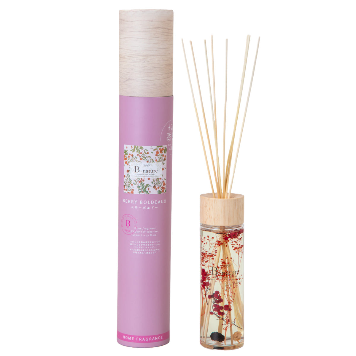 B-nature リードディフューザー 430ml 箱入り