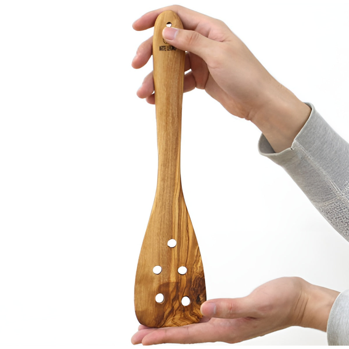 Arte Legno 穴あきターナー 31cm オリーブウッド 天然木