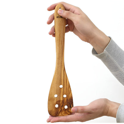 Arte Legno 穴あきターナー 31cm オリーブウッド 天然木