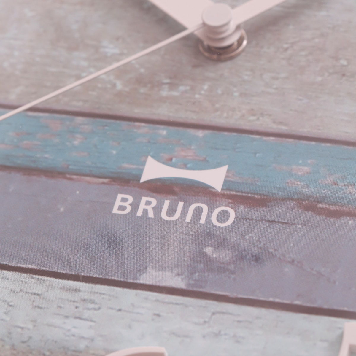 BRUNO 掛け時計 ビンテージウッドクロック 電波時計