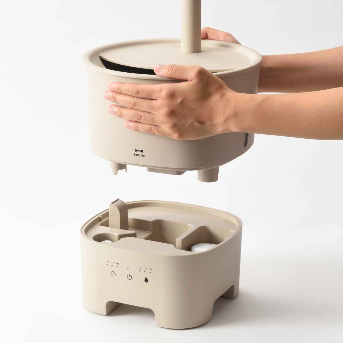 BRUNO 加湿器 超音波アロマ加湿器 POT MIST 上から給水 3L