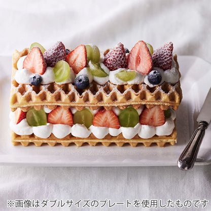 BRUNO グリルサンドメーカー シングル用プレート ワッフルプレート ミニケーキプレート